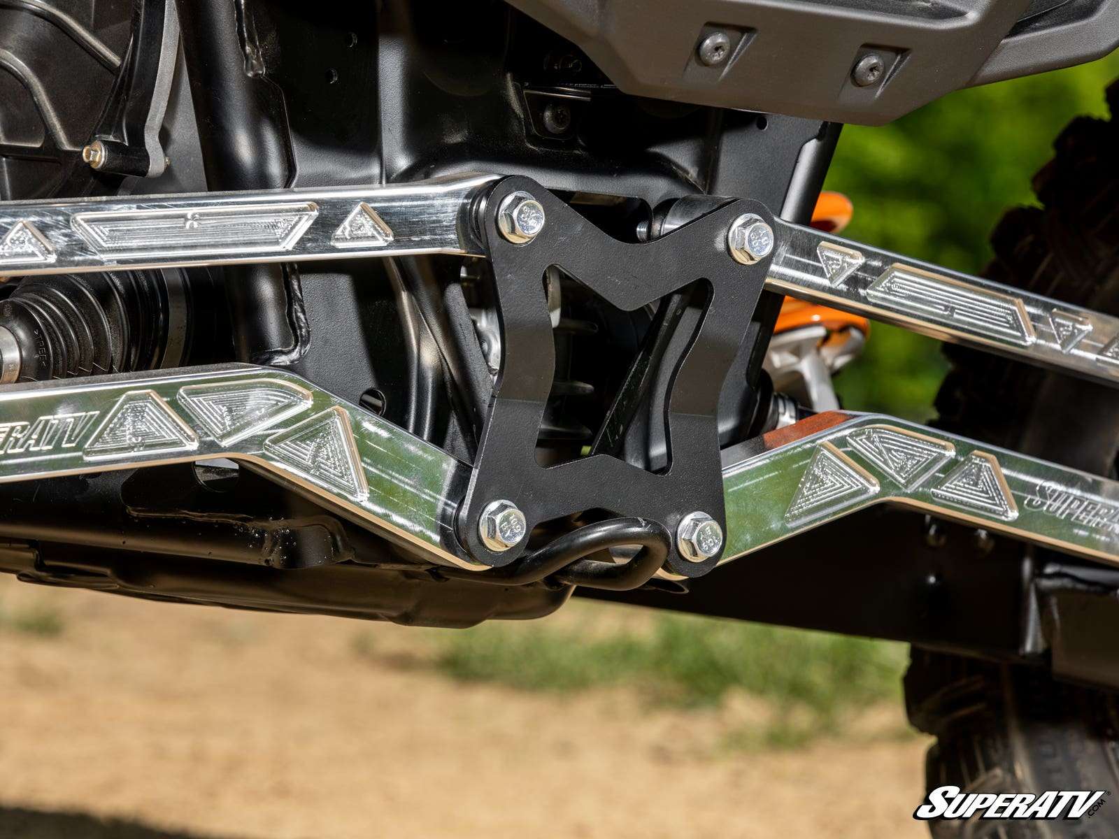 SuperATV Polaris RZR High Clearance Billet Aluminum Radius Arms