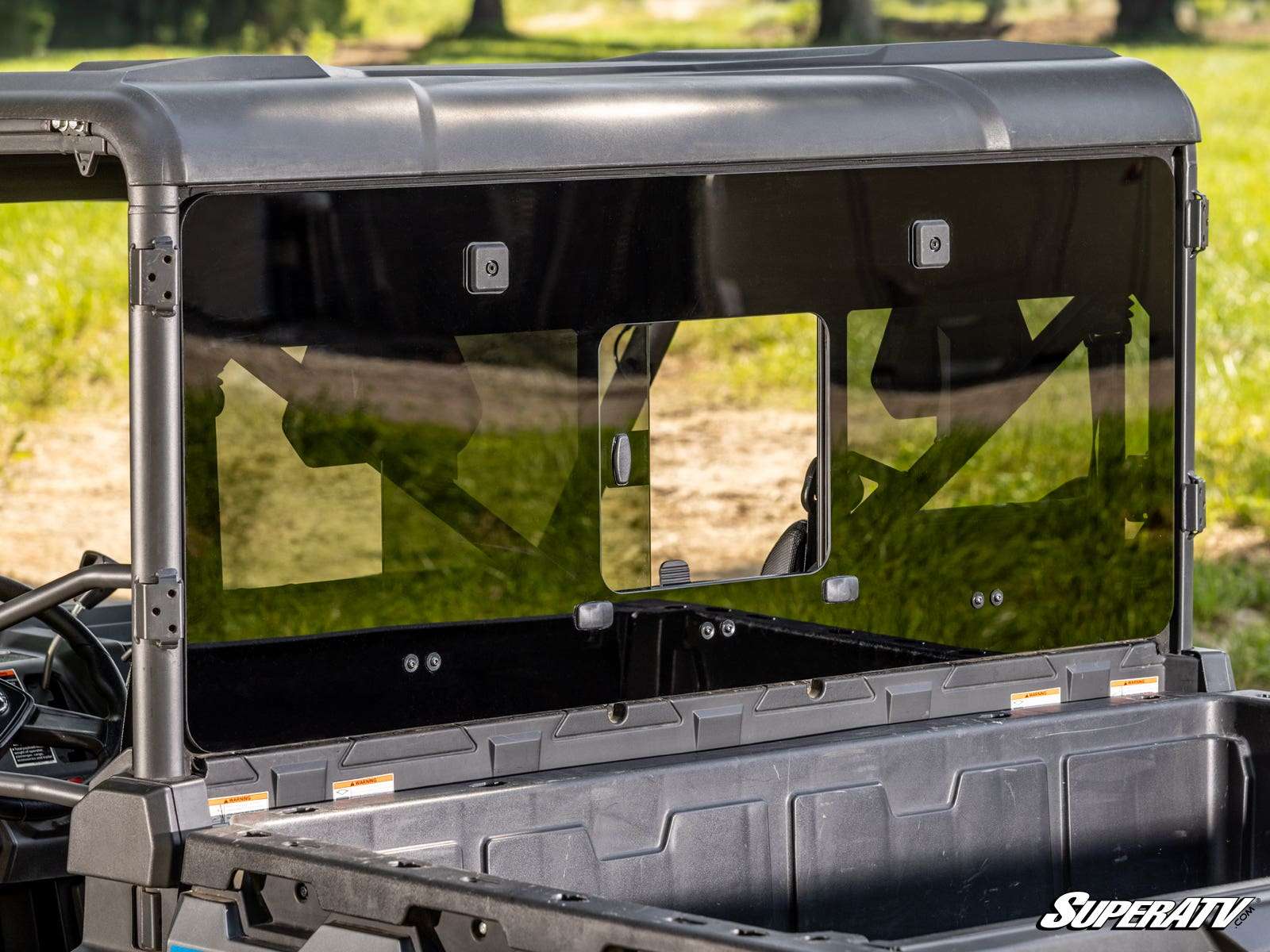 SuperATV Glass Sliding Rear UTV Windshield