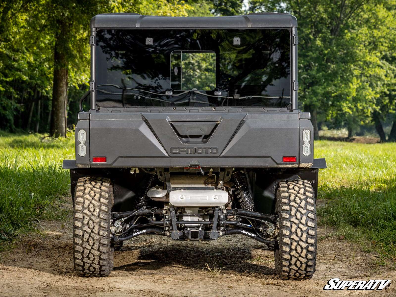 SuperATV Glass Sliding Rear UTV Windshield