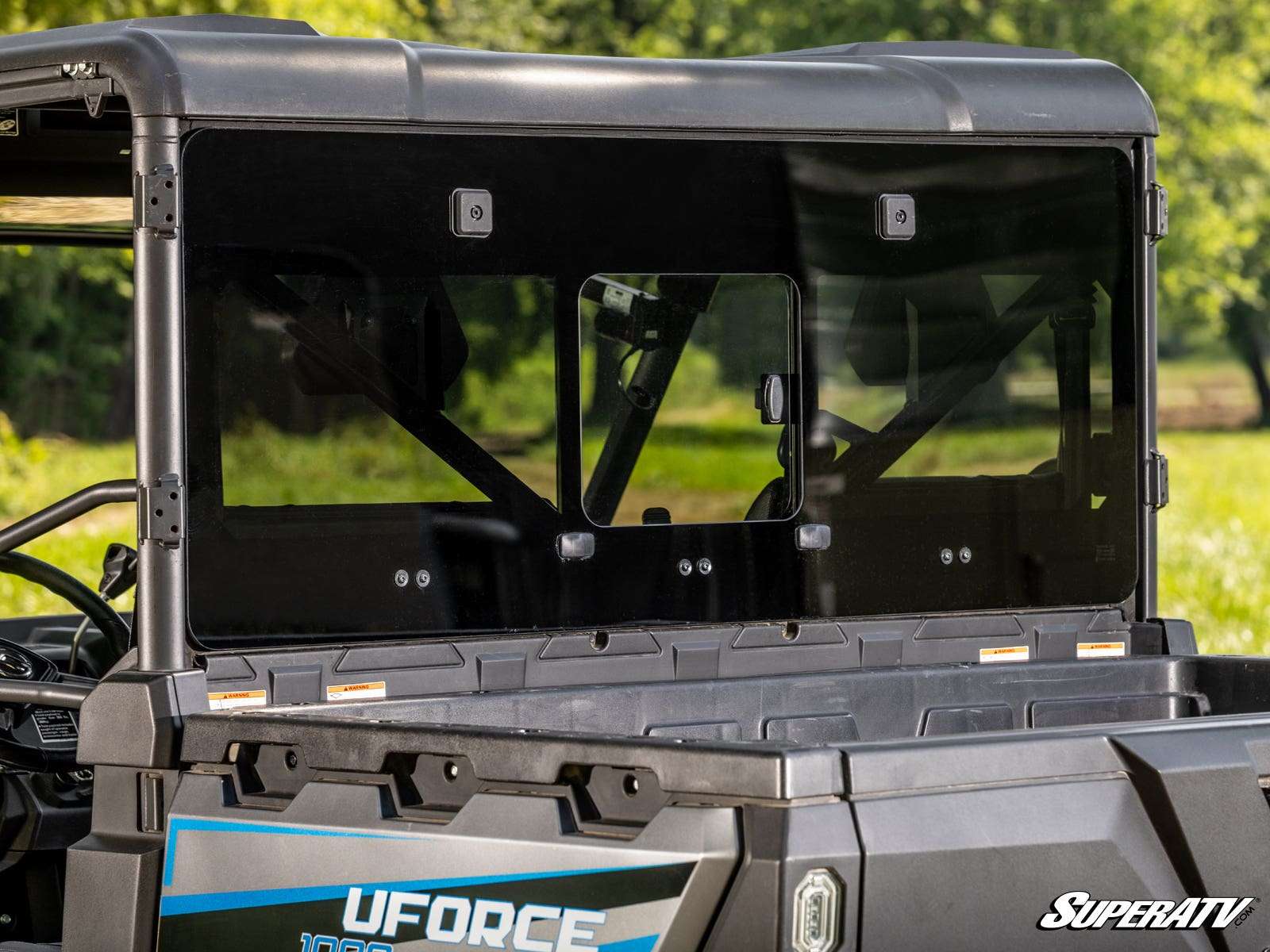 SuperATV Glass Sliding Rear UTV Windshield