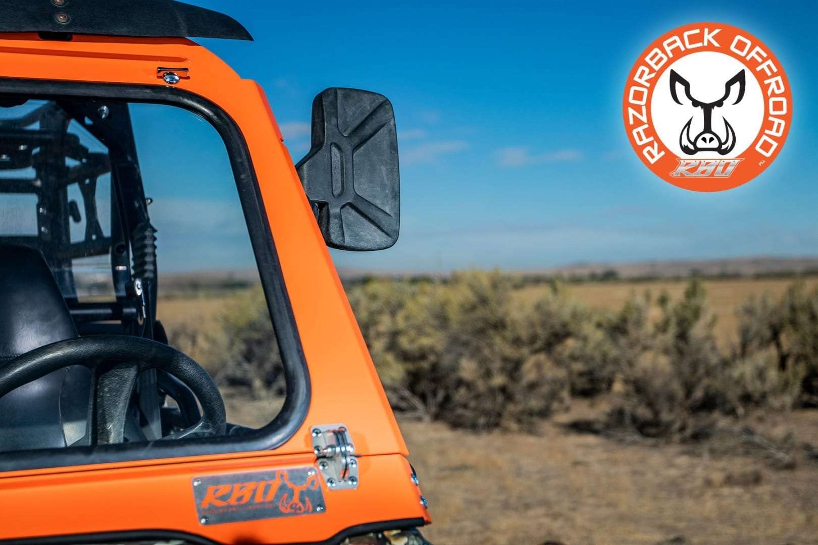 Razorback Offroad Front Folding Windshield