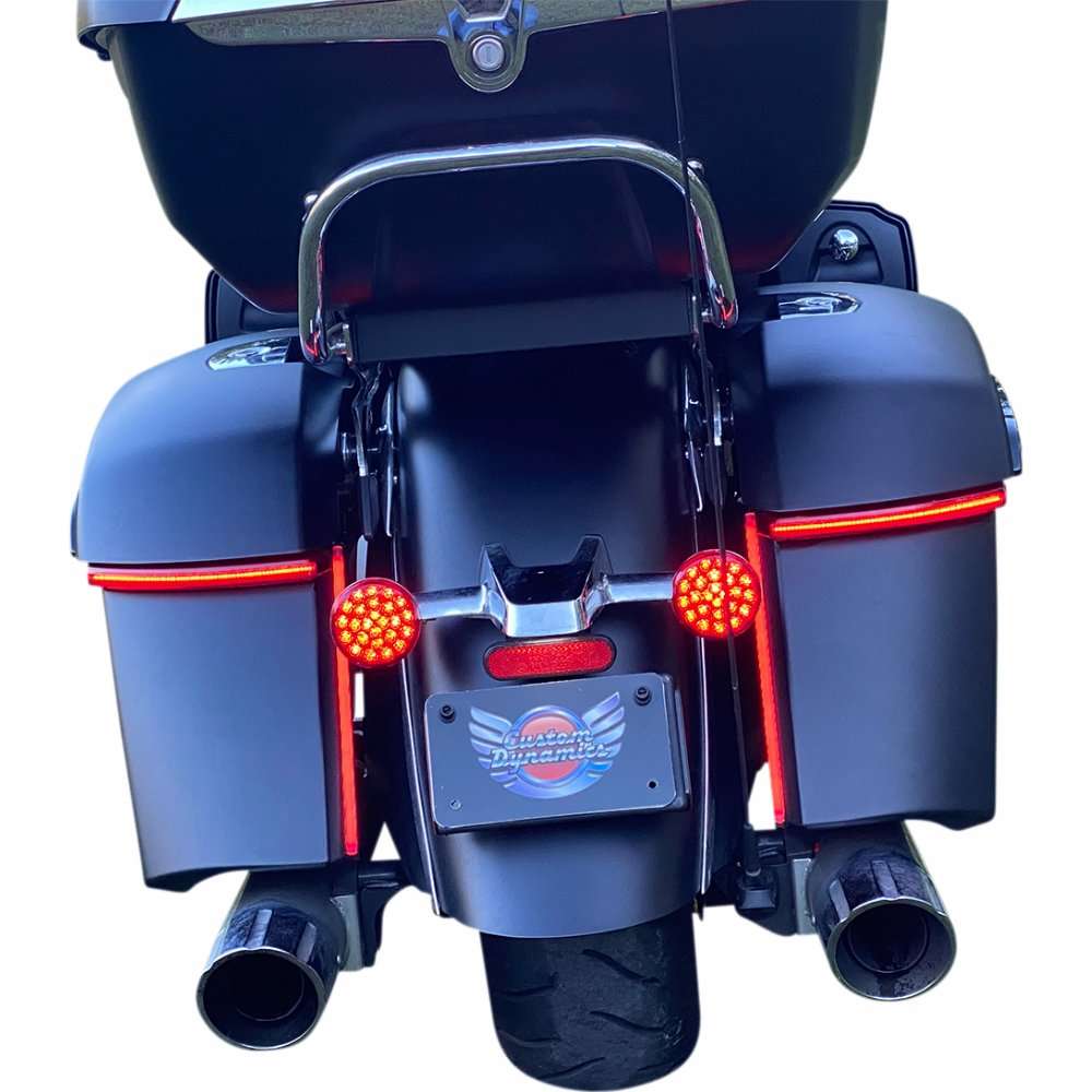 Custom Dynamics Low-Profile Bagz LED Saddlebag Lights