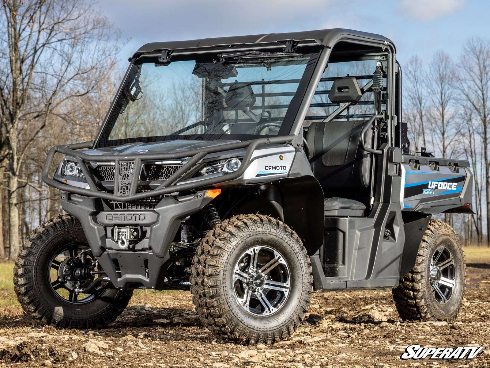 SuperATV Maxdrive Glass Power Flip Front Windshield