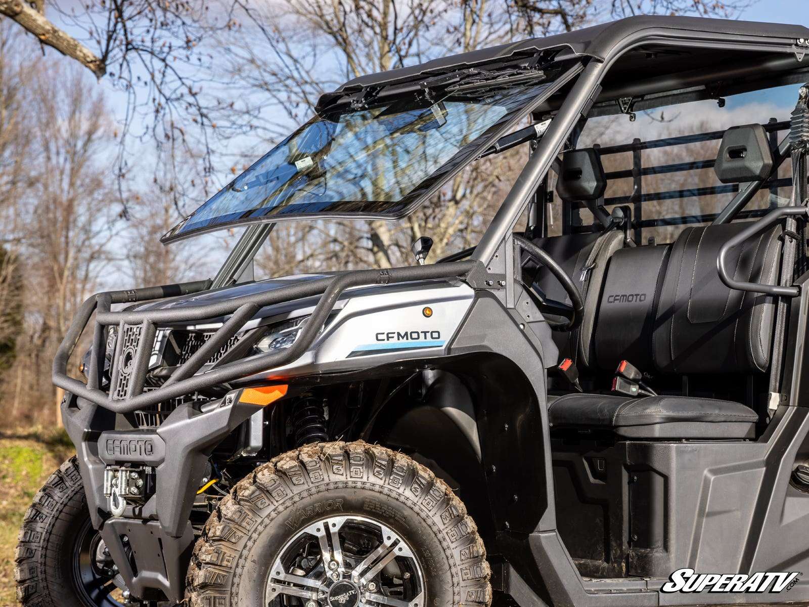 SuperATV Maxdrive Glass Power Flip Front Windshield