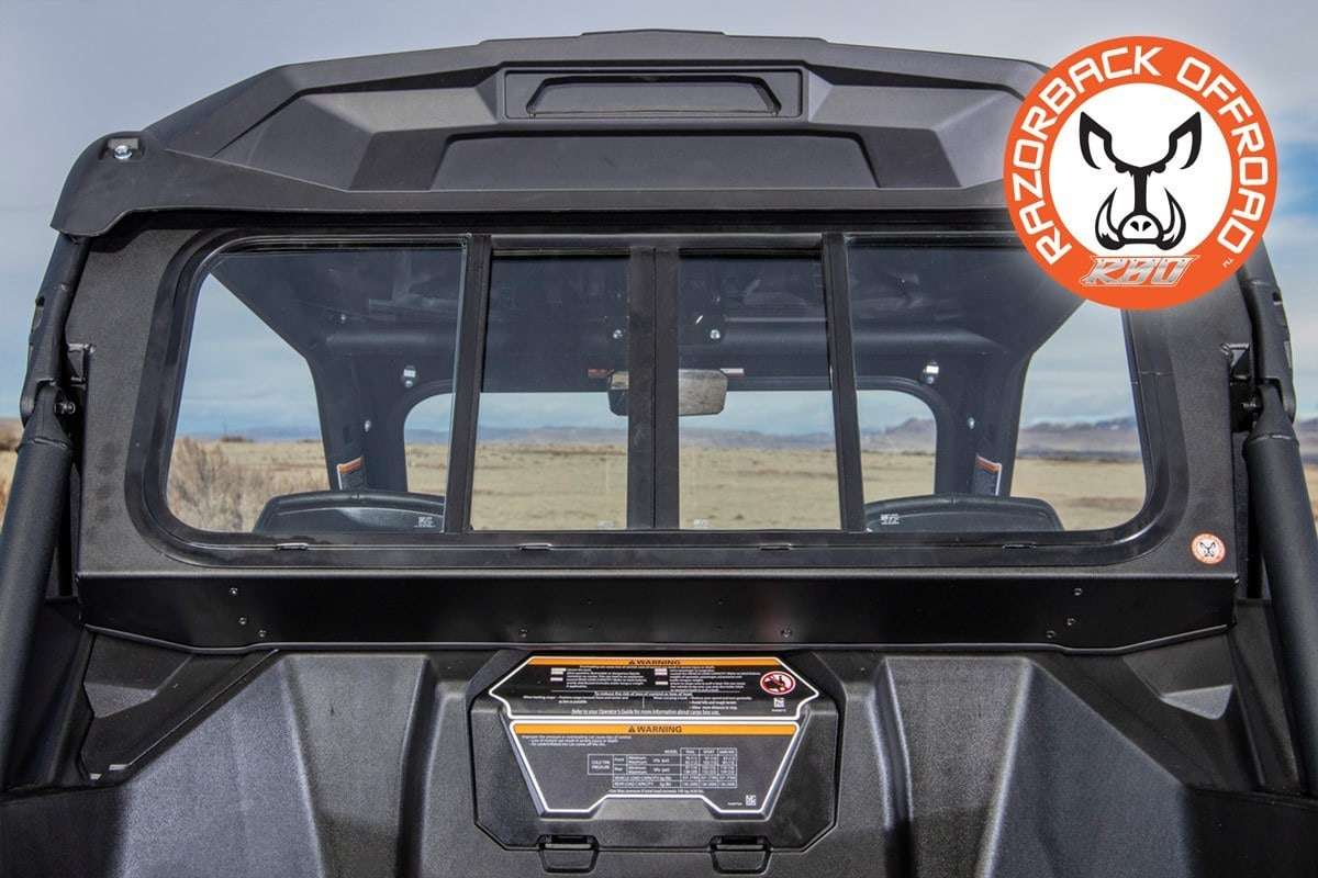 Razorback Offroad Rear Sliding Glass Window
