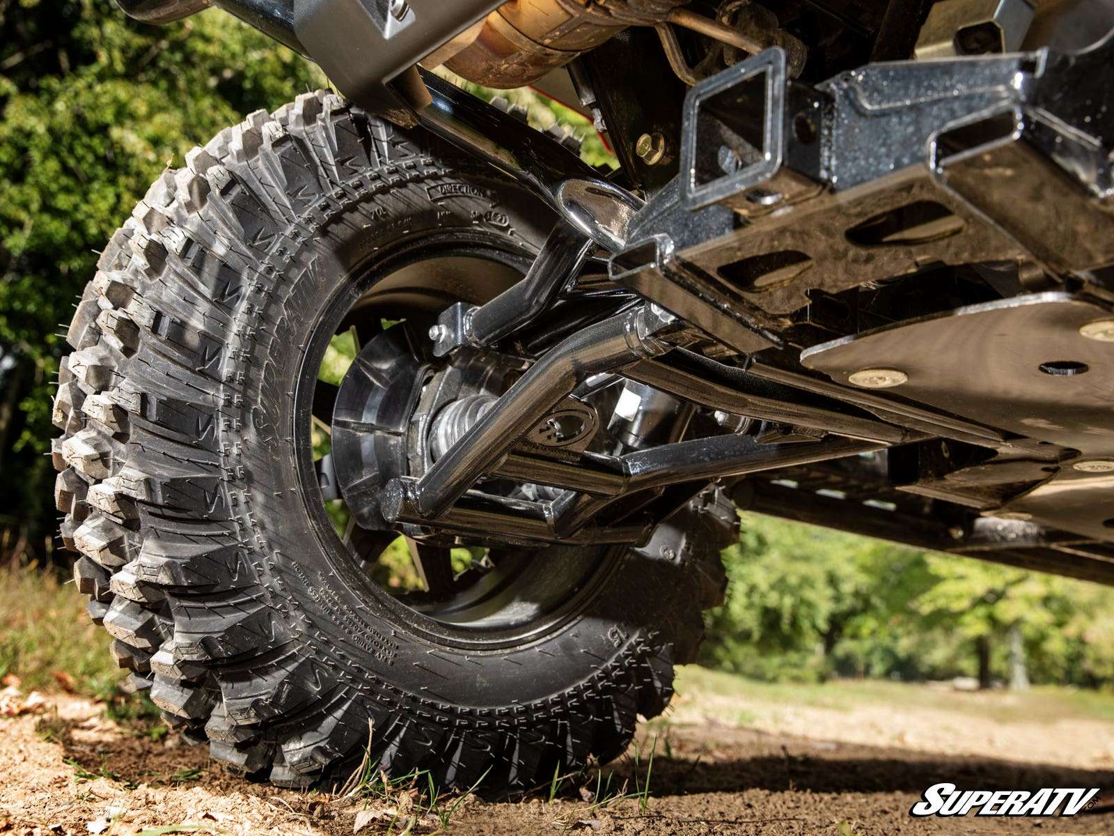 Bras triangulaires arrière décalés de 1,5" pour SuperATV Can-Am Defender Atlas Pro