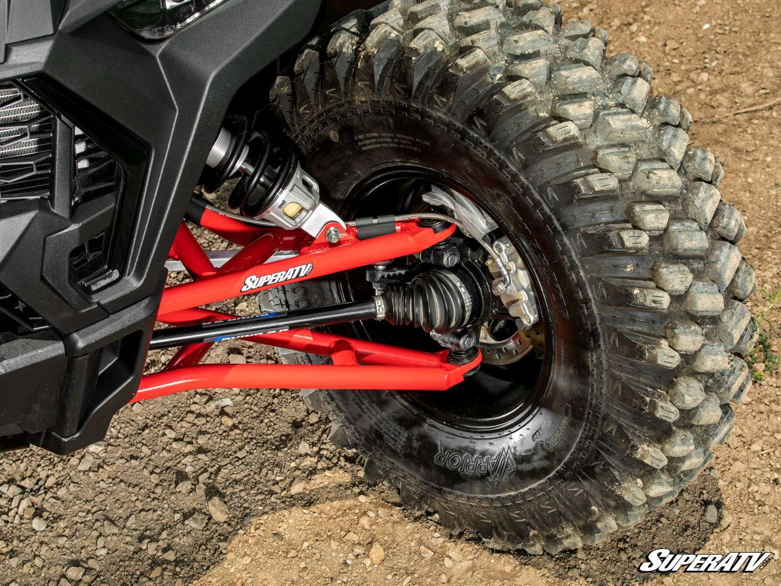 SuperATV Polaris RZR High Clearance 1.5" Forward Offset A-Arms