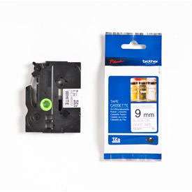 Brother TZEN221 Black on White 8M x 9mm Non Laminated Tape