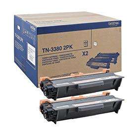 Brother TN3380 High Yield Toner Twin Pack