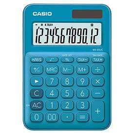 Casio MS-20UC Blue Compact Desk Calculator