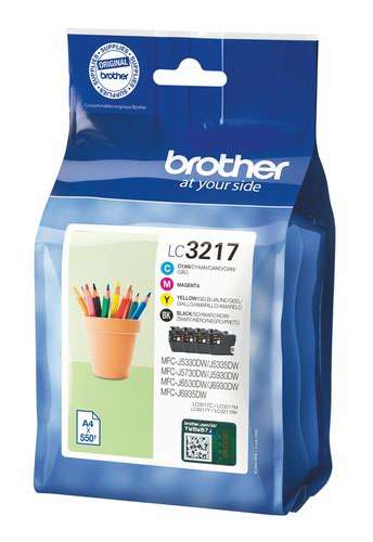 Brother LC3217 Value Pack B-C-M-Y