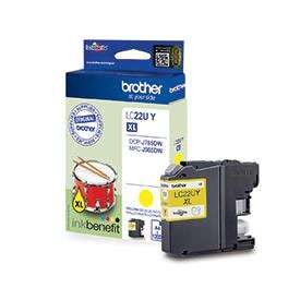 Brother LC22UY Yellow Ink Cartridge
