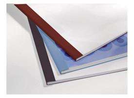 GBC Leathergrain Thermal Blue Binding Covers - 1.5mm 100pk