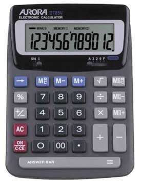 Aurora DT85V Desk Calculator