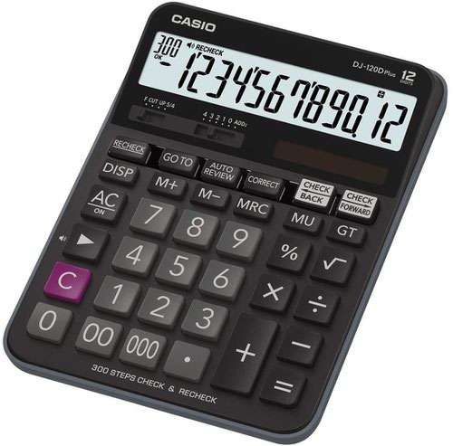 Casio DJ-120DPLUS Desktop Calculator