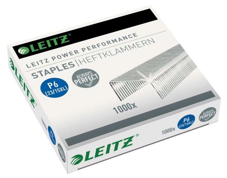 Leitz 23 15 XL Staples with 10mm shank 20x1000