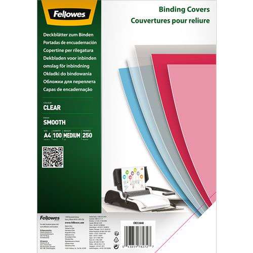 Fellowes Clear 150 Micron PVC Covers