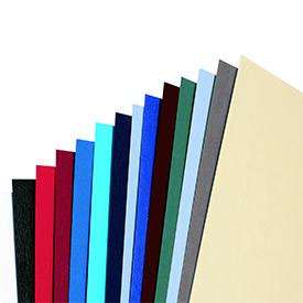 GBC Leathergrain Black Binding Covers - A4 100 Pack 100pk