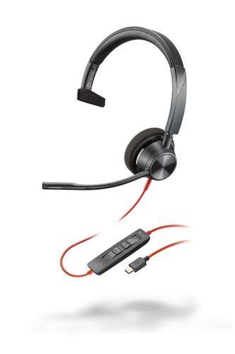 HP Poly Blackwire 3310 USB-C MS Monaural Headset