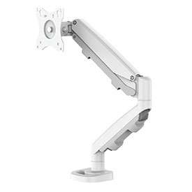 Fellowes 9683201 Eppa Single Monitor Arm - White