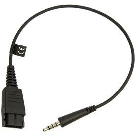 Jabra QD Cable to 3.5mm jack for Alcatel 4038 and 4068 Phones