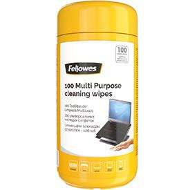 Fellowes 8562802 Multi Purpose Cleaning Wipes