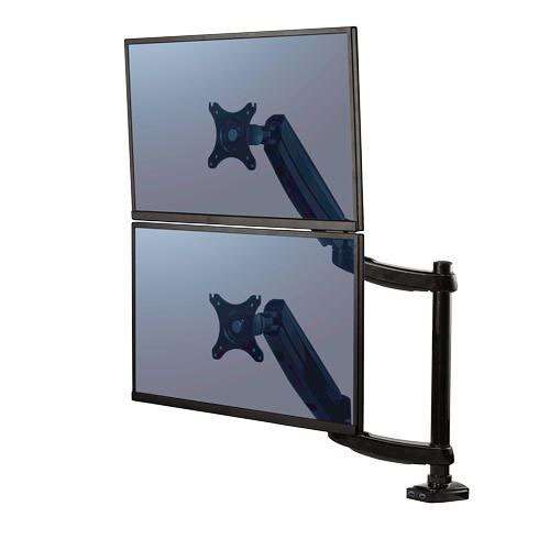 Fellowes 8043401 Platinum Series Dual Vertical Monitor Arm