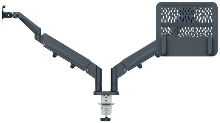 Leitz Ergo Space-Saving Dual Monitor and Laptop Arm
