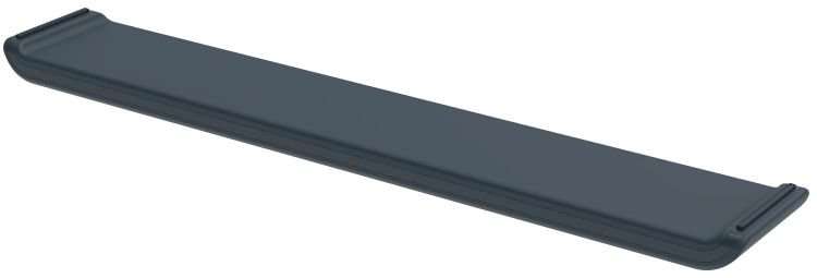 Leitz Ergo Adjustable Keyboard Wrist Rest Dark Grey