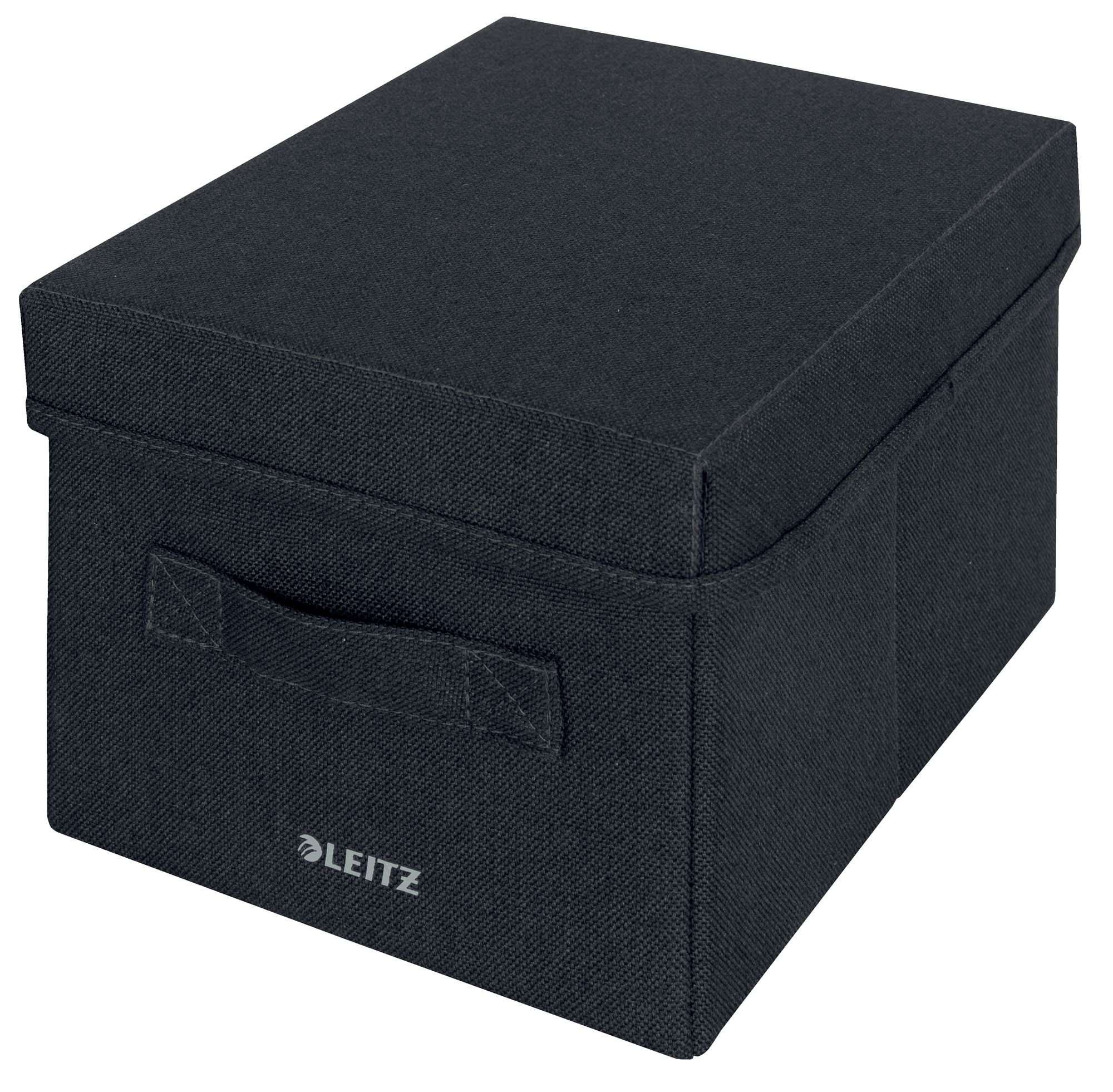 Leitz Fabric Small Storage Box with lid Pack of 2
