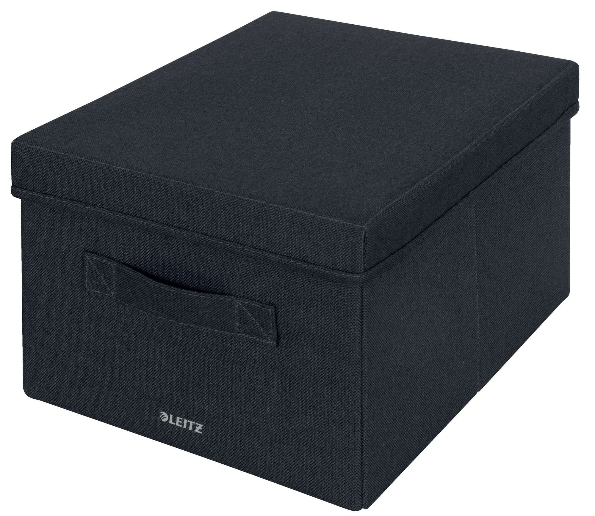 Leitz Fabric Medium Storage Box with lid Pack of 2