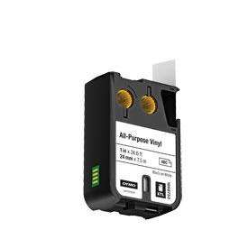 Dymo 1868753 XTL 24mm x 7m Roll All-Purpose Vinyl Black on White