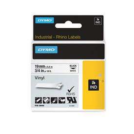 Dymo 18445 19mm White Vinyl Tape - S0718620