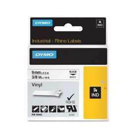 Dymo 18443 9mm White Vinyl Tape - S0718580