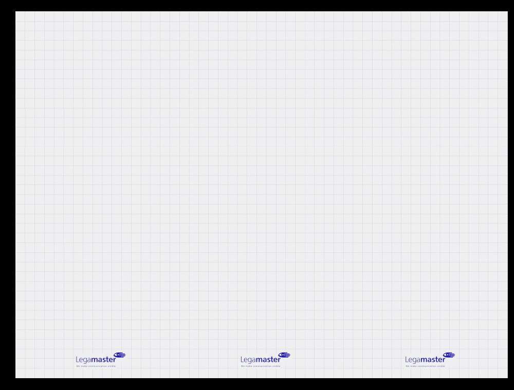 Legamaster Magic-Chart Gridded Flipchart Foil 90x120cm