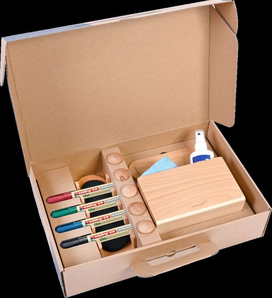 Legamaster WOODEN Whiteboard Accessory Set 17-piece