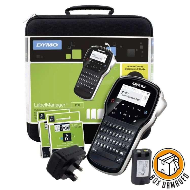 Dymo BOX DAMAGED - Labelmanager 280 Label Maker Kit