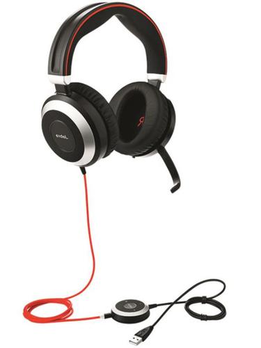 Jabra evolve 80 ms stereo headset full online size wire