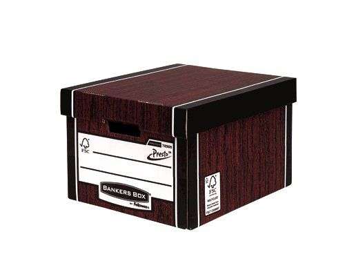 Fellowes Premium Classic Box Woodgrain Pack of 10