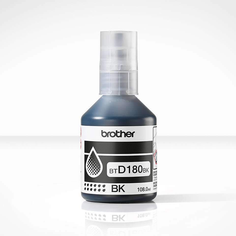 Brother BTD180BK Black Ink Bottle 108ml