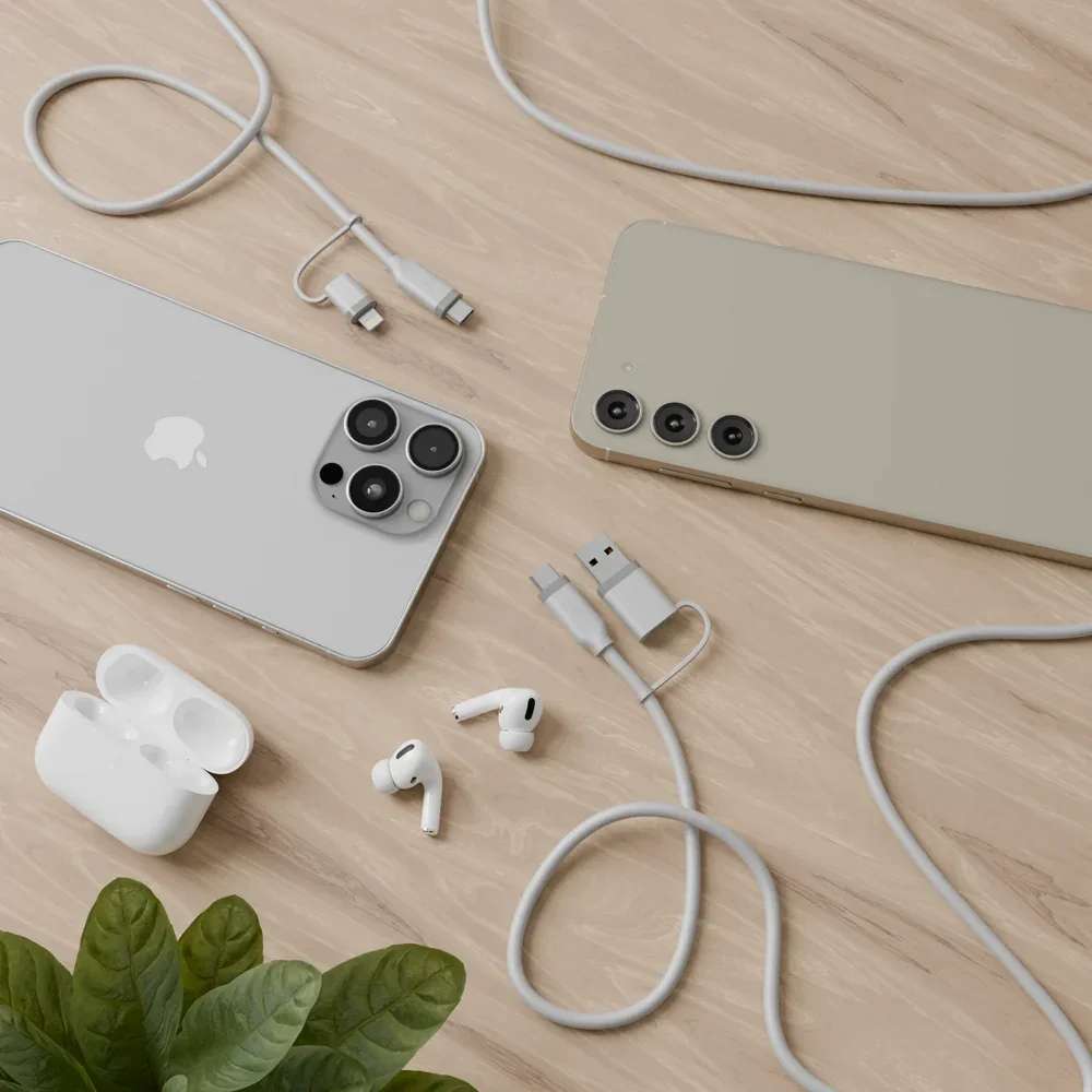 Alogic 4-in-1 100W Silicone Flexible Universal Charging Cable