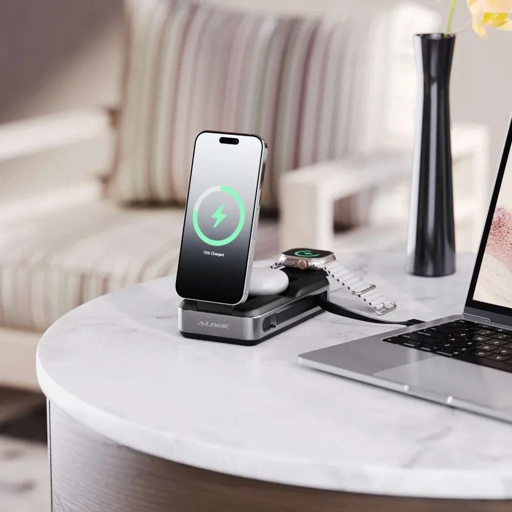 Alogic Roam 21000mAh Universal Power Bank 3-in-1 Wireless Charging
