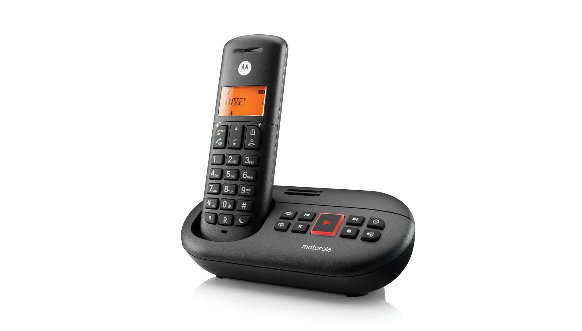 Motorola E211 Digital Cordless Single DECT TAM Phone