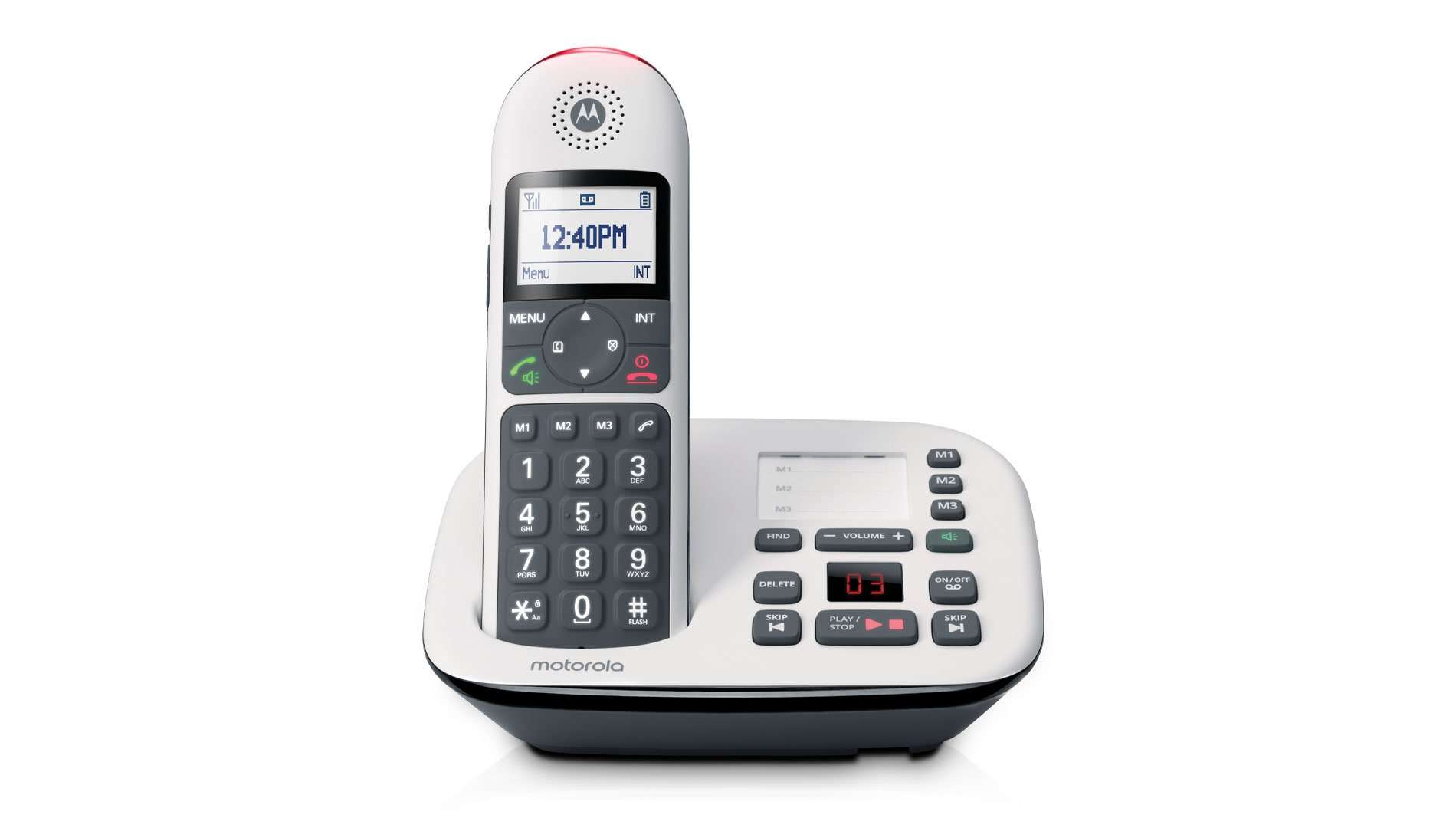 Motorola CD5011 Digital Cordless Single Big Button DECT TAM