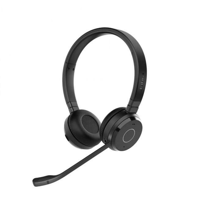 Jabra Evolve 65 TE MS Stereo with Jabra LINK 390 USB-A and Charging Stand