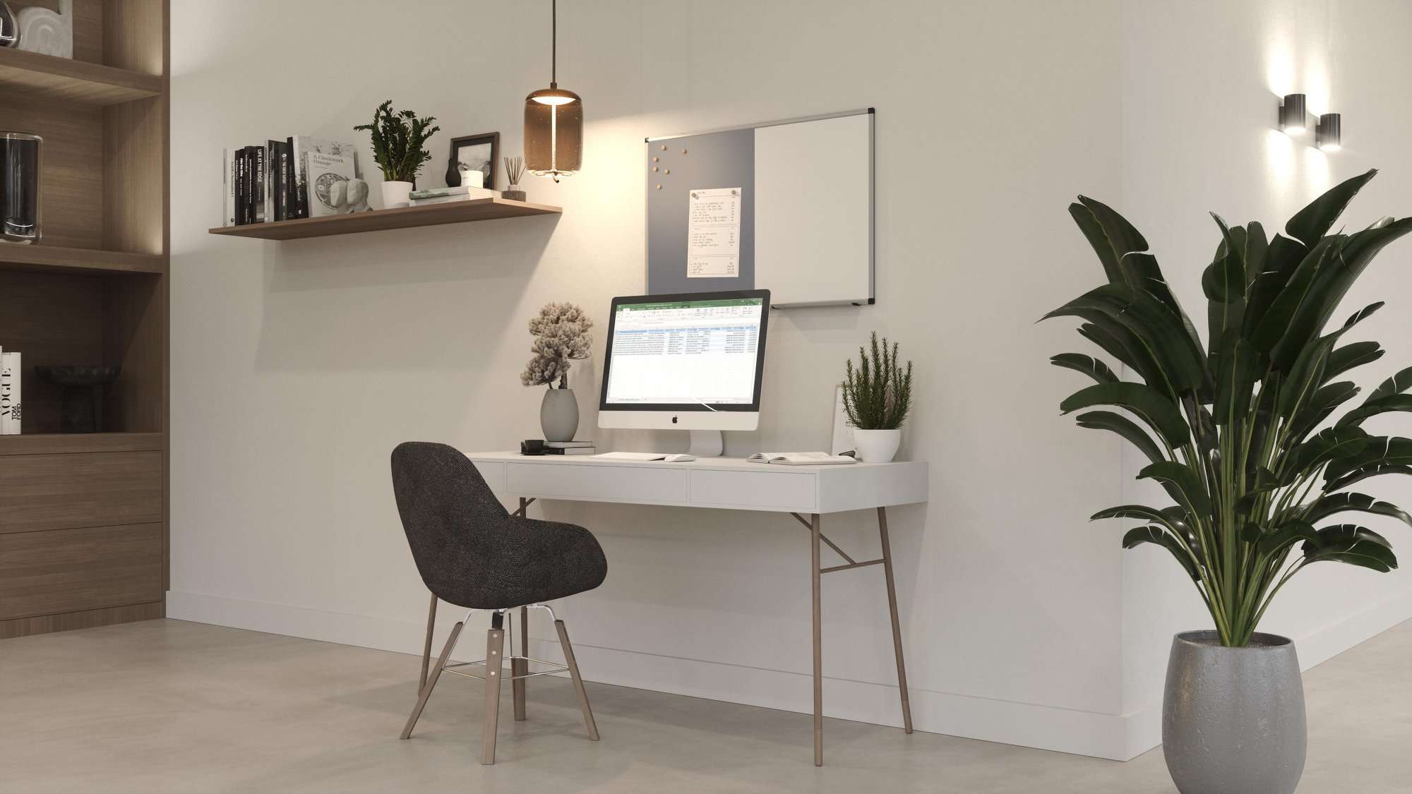 Legamaster UNITE combiboard textile grey 60x90cm