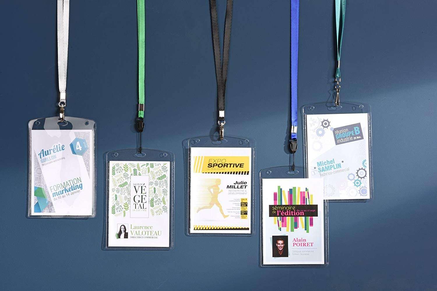 Avery 4834 Large A6 Badge Holders with Inserts