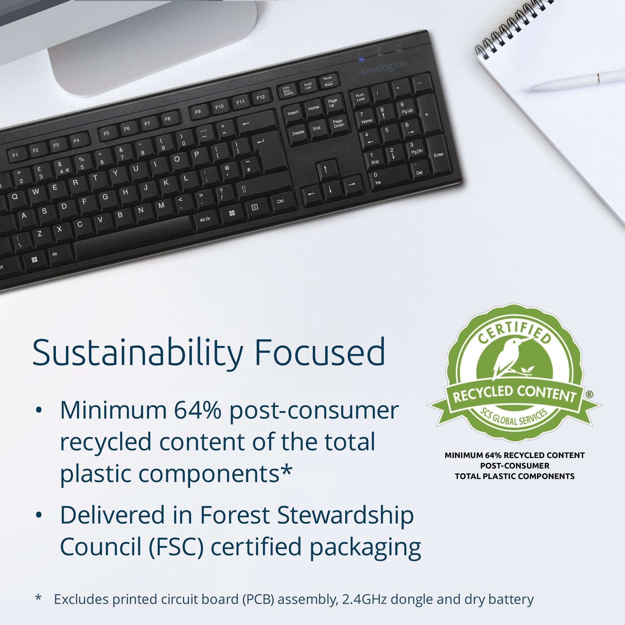 Kensington K75561UK KB150 EQ Wireless Keyboard