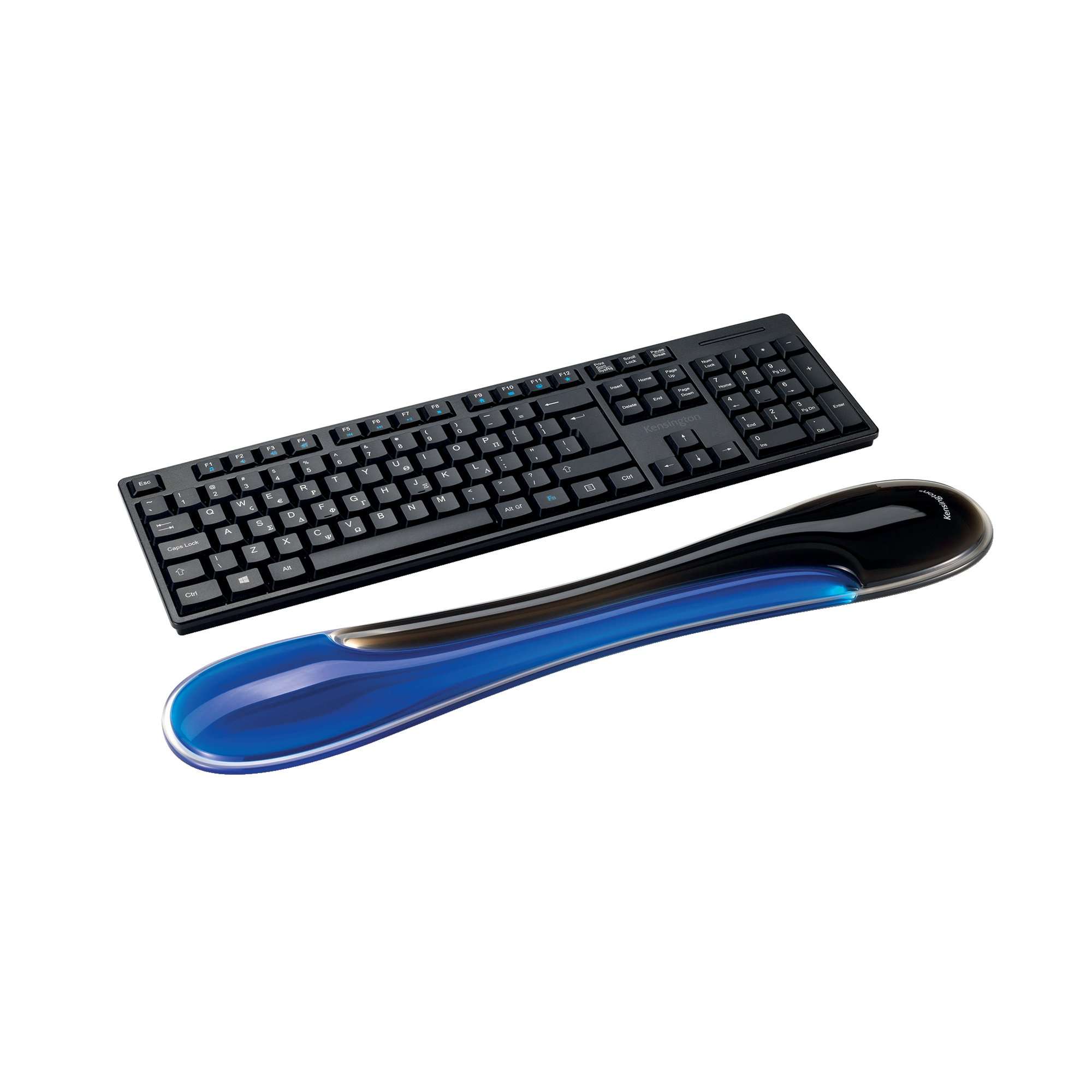 Kensington K62441WW Slim Duo Gel Blue Keyboard Wrist Rest