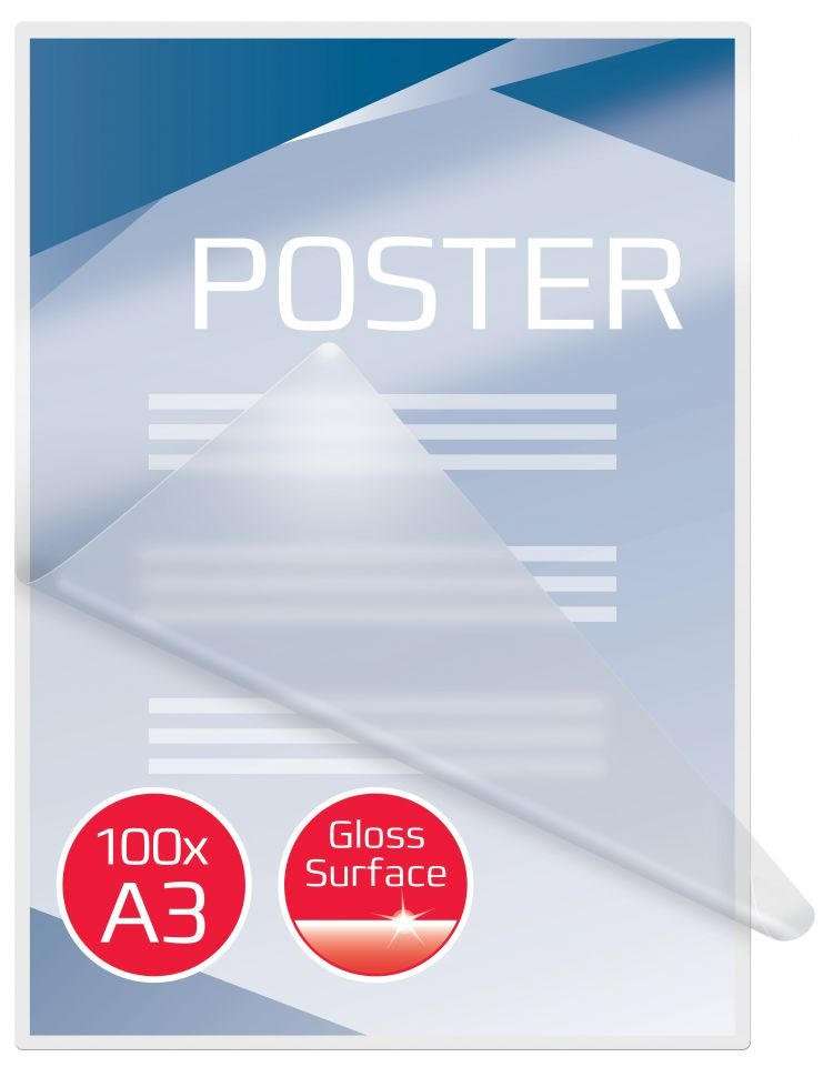 GBC 3200745 Document Pouch Gloss A3 75 micron